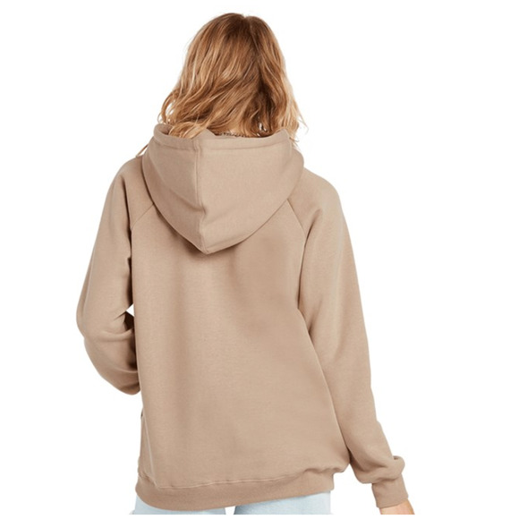 NWT Volcom Truly Stoked BF Pullover Women's Stone Brown Sweatshirt S - Picture 4 of 8